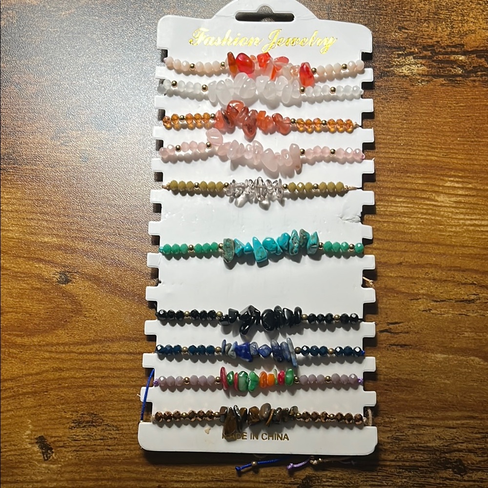 Colorful Beaded Bracelet Set